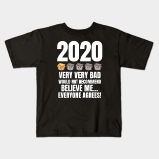 Trump Head Rating 2020 Quotes - Would Not recommend Kids T-Shirt